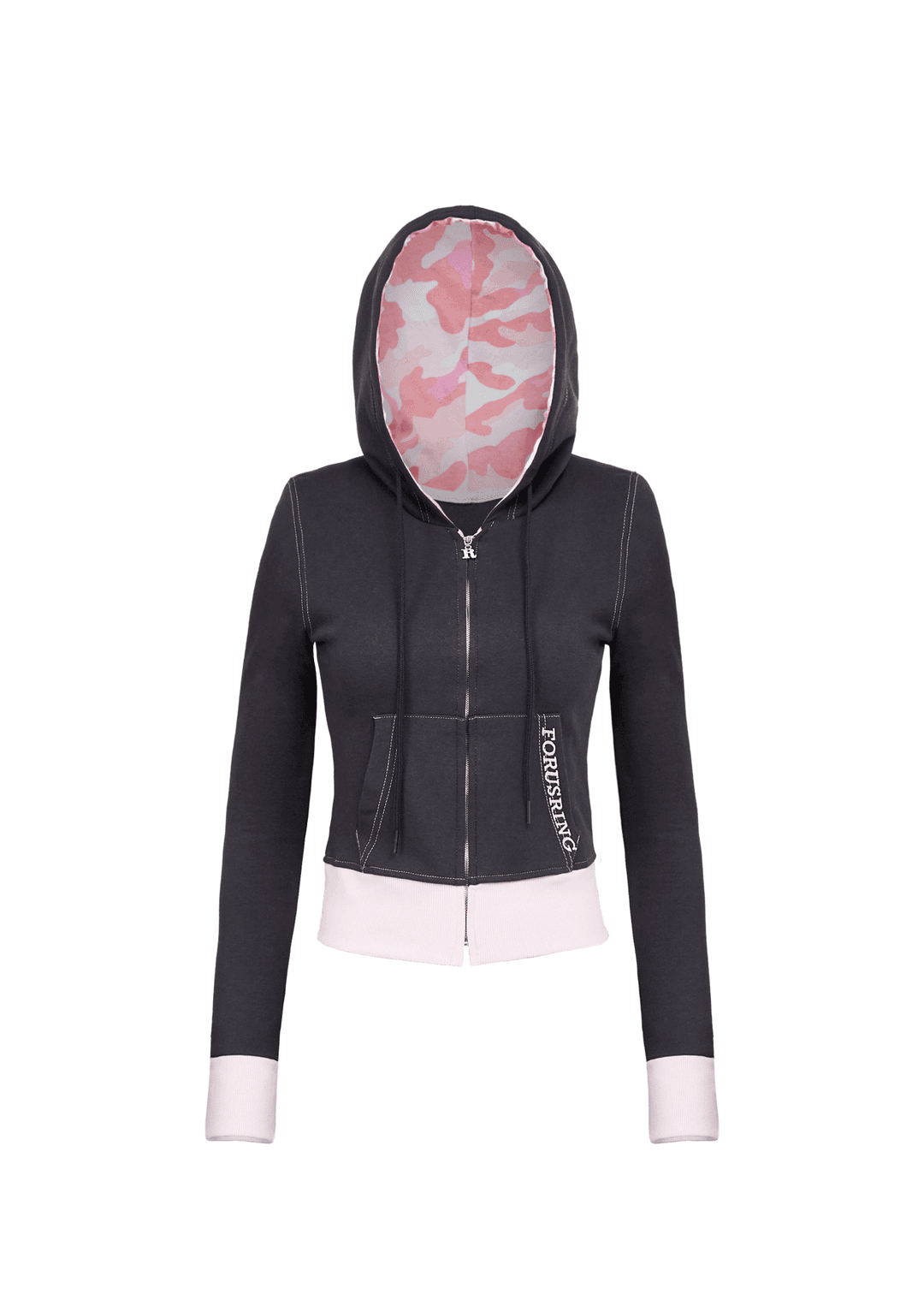 [COMING SOON] BEBE CAGO TRAINING HOODIE [CHACOAL]