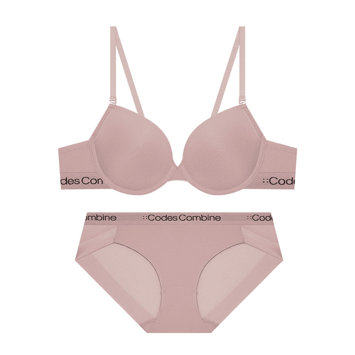 [4컬러] 에센셜 코지 브라 햄팬티 세트