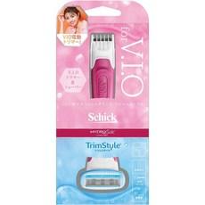 Schick 세련된 하이드로 실크 트림 스타일 홀더 (블레이드 포함) Vio 여자 면도기