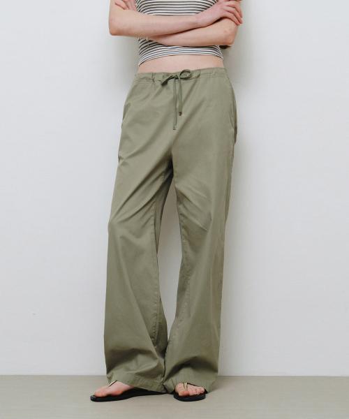 에센셜 스트링 코튼 팬츠 카키 MDPT080KHAKI