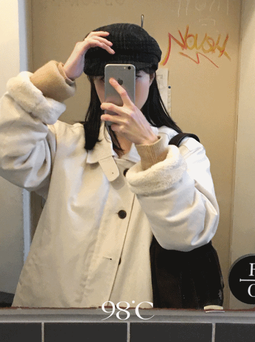 [98project/주문폭주] 울프 비조 퍼 자켓 - 3 color