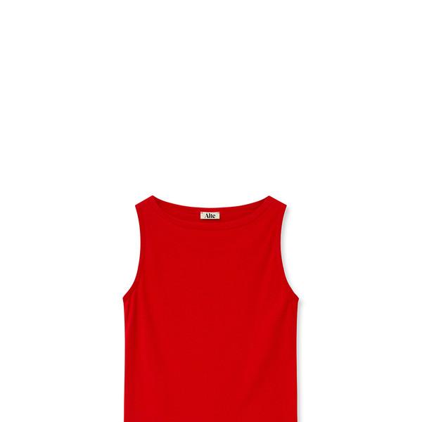 PLANE LINE TOP _ RED