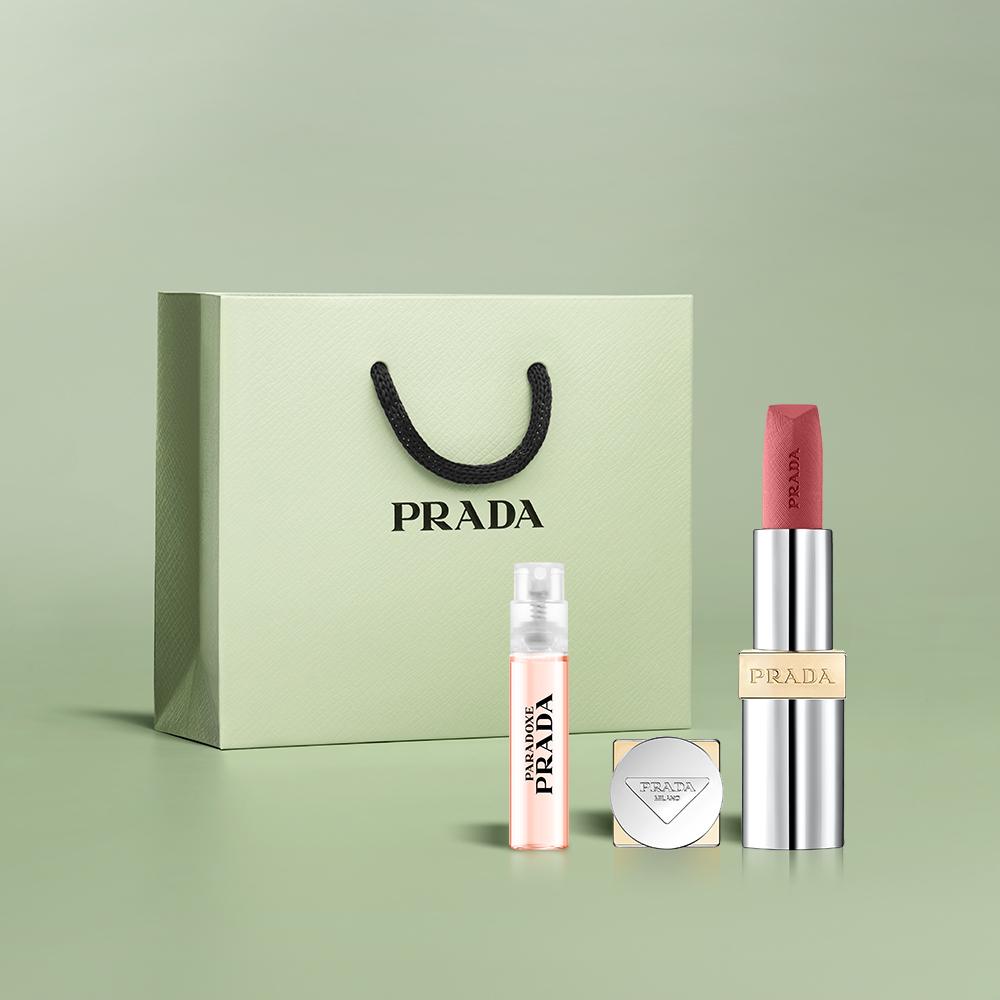 [각인/선물포장] 프라다 모노크롬 립스틱 (+패러독스 향수 1.2ml)