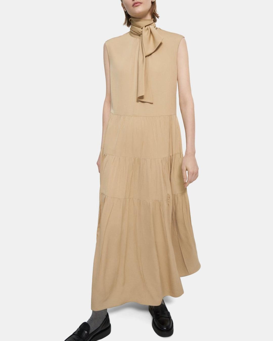 Tiered Georgette Dress