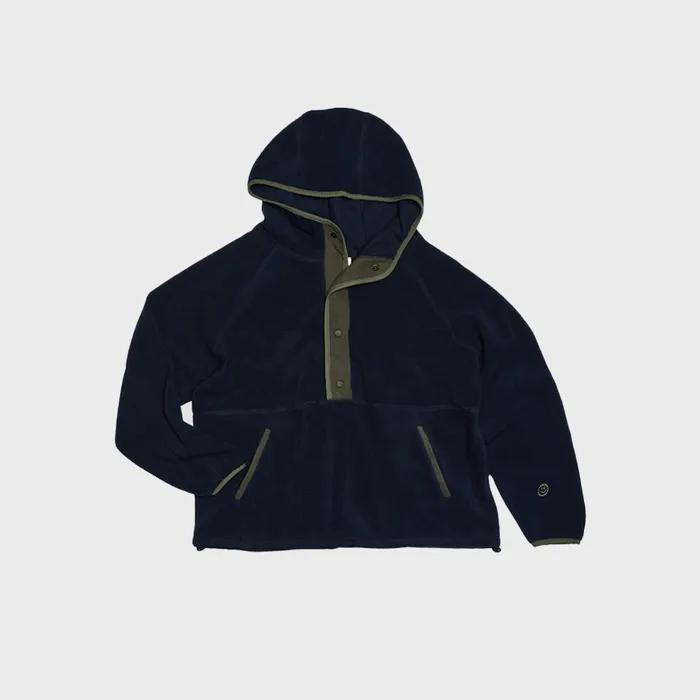 FLEECE ANORAK LOVE NAVY