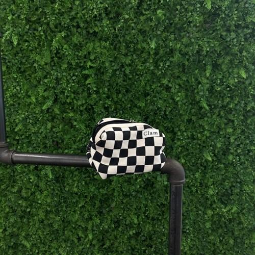 클램 라운드 파우치 _ 체커보드(Checker board)