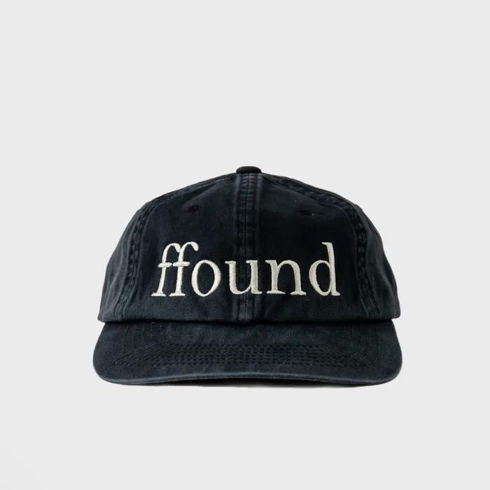 FFOUND2 WASHED VINTAGE BALL CAP - BLACK
