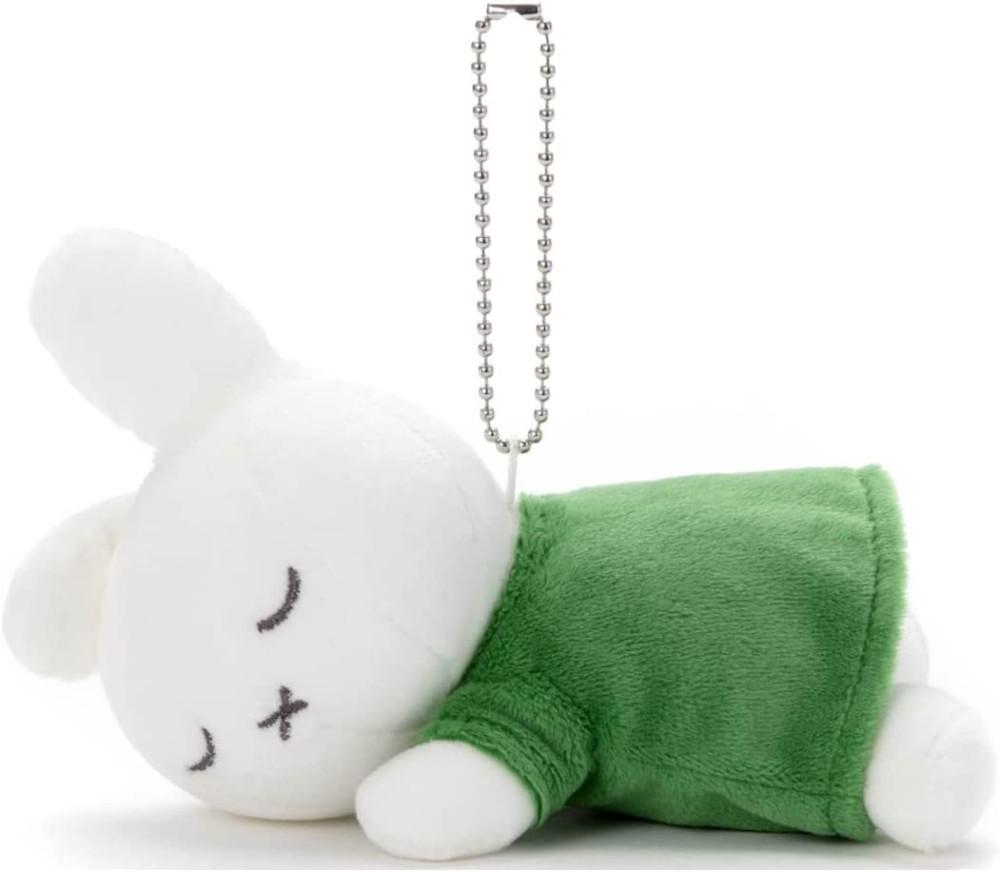 브루나 잠자는 미피 인형 키링 그린 일본 정품 타카라토미아츠 열쇠고리