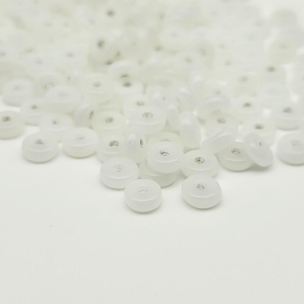 [2차 리오더] 화이트 백옥 코인 4mm (1개)