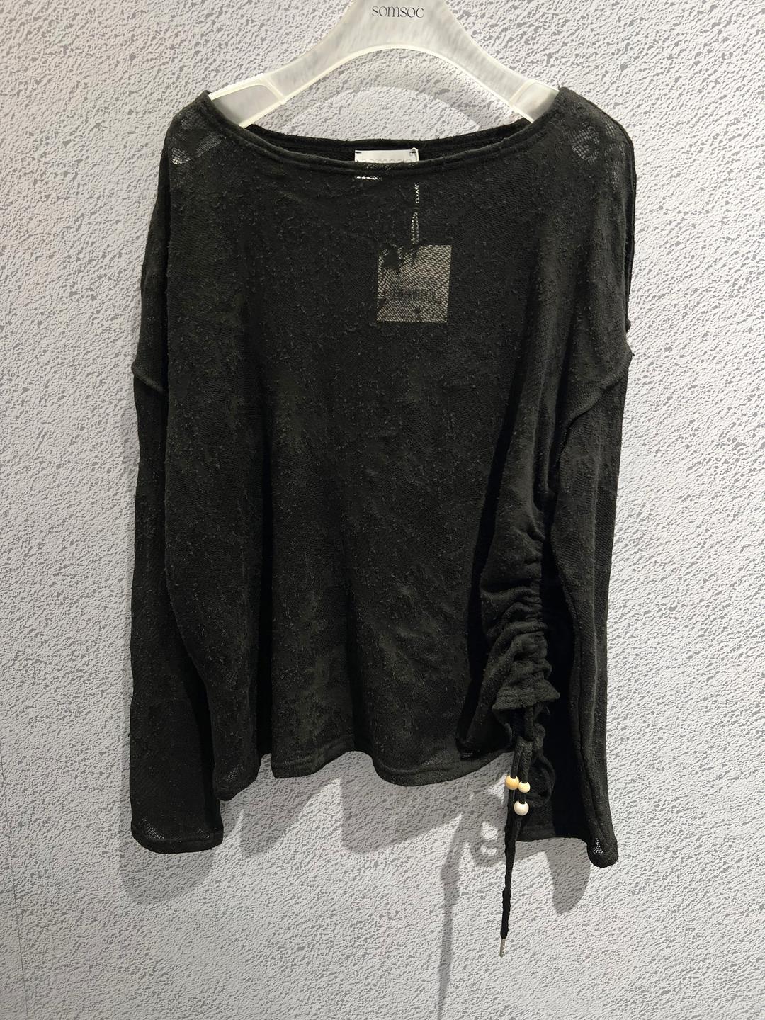 ANN BURNT KNITTED TOP_BLACK