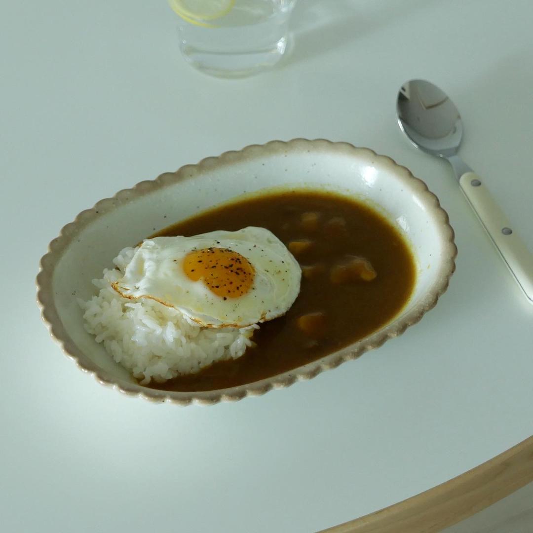 Biscuit Oval Bowl