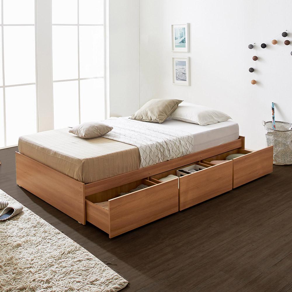 파로마 레이첼 깊은서랍 통큰3단서랍 무헤드 수납침대 SSQ