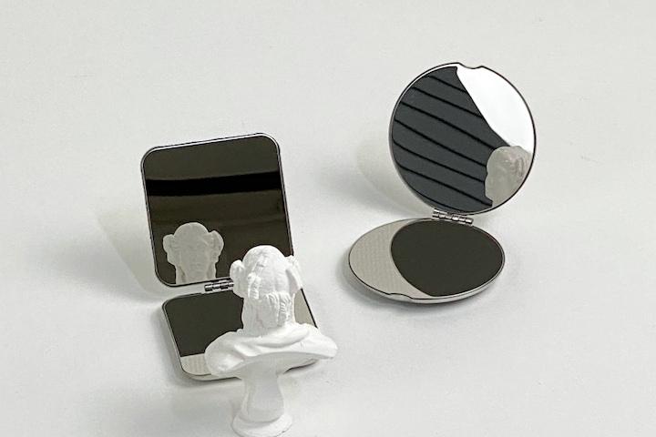 플립 손거울 사각형