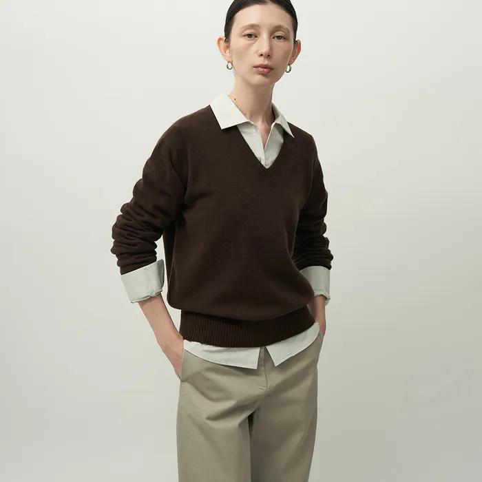 Noble V Neck Knit (3color)