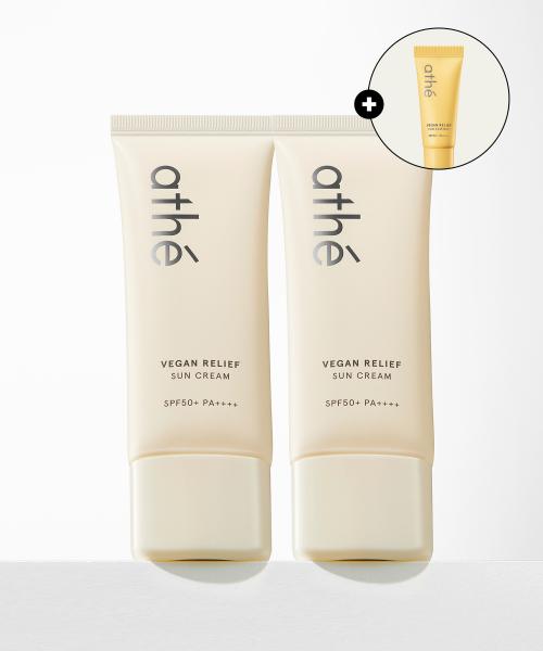 아떼(ATHE)  아떼 비건 릴리프 무기자차 선크림 40ml + 40ml - 후기 | 무신사