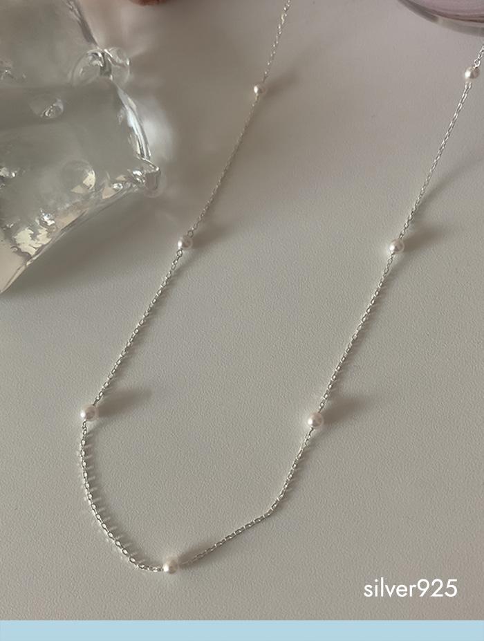 daily pearl necklace (silver925) *다음주 입고