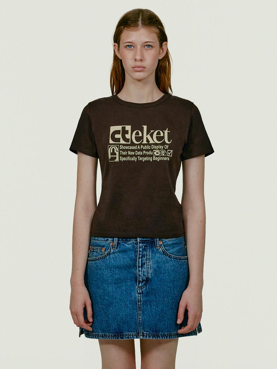 Plan Women Tee Brown