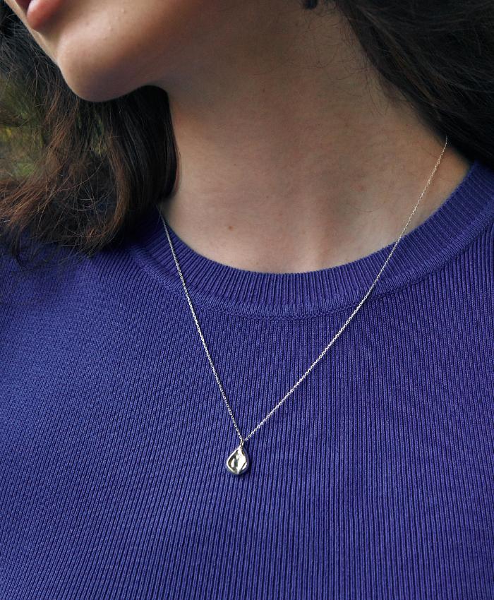 [20차 리오더][1/31 출고][925 silver] Un.silver.89 / Avocat necklace (silver)