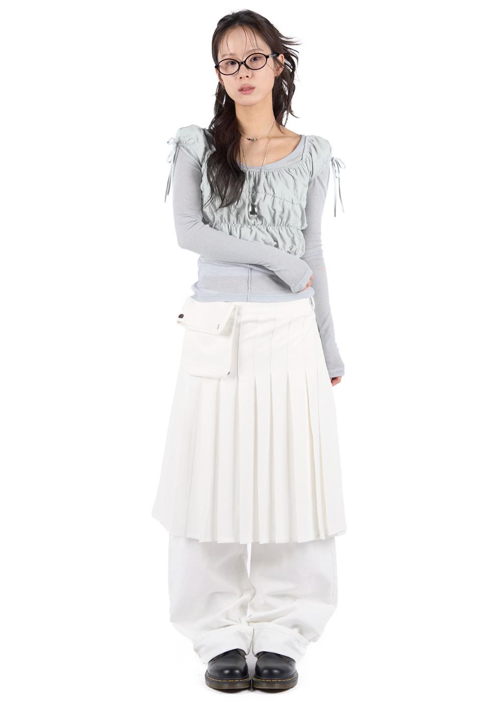 POCKET WRAP SKIRT