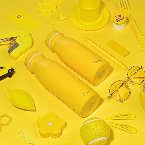 라이크 초경량 스텐 텀블러 보온보냉 450ml_옐로우