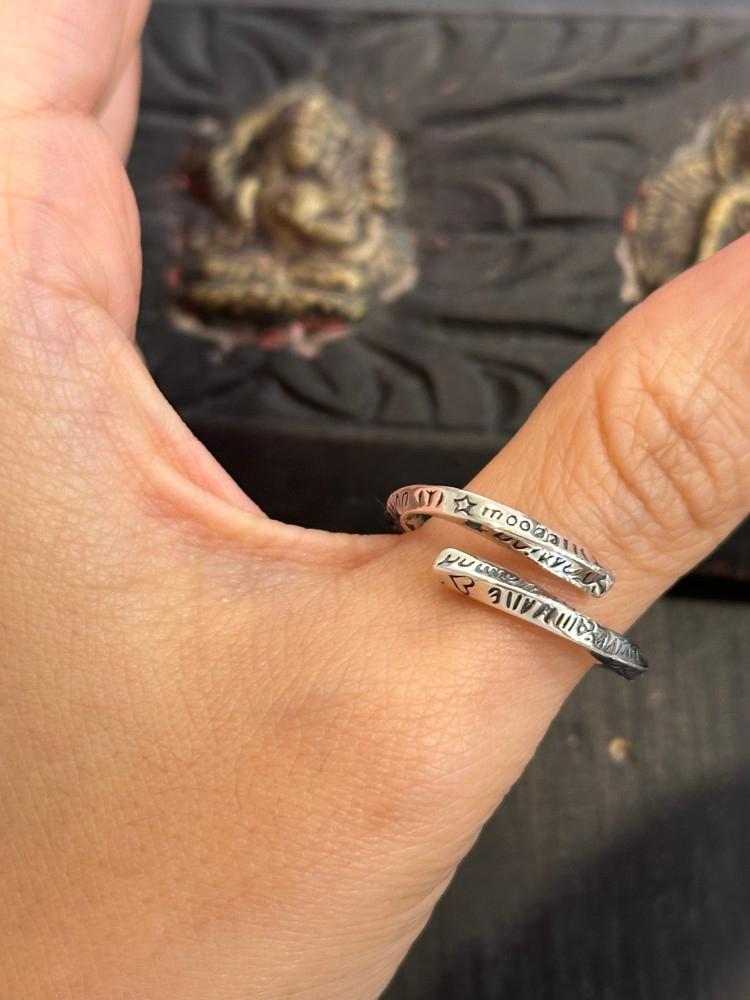 doodle 925silver ring