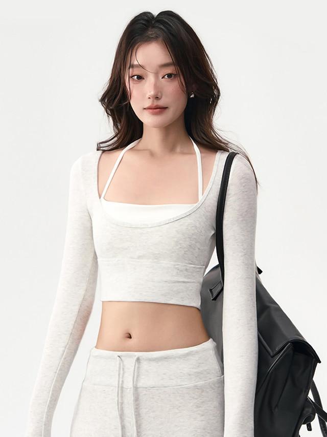 메이트 롱슬리브 탑 (3colors)