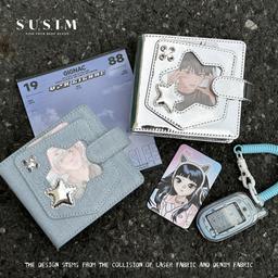 수심 Denim Silver Collect Book 데님 실버 콜렉트북 y2k 3공 바인더