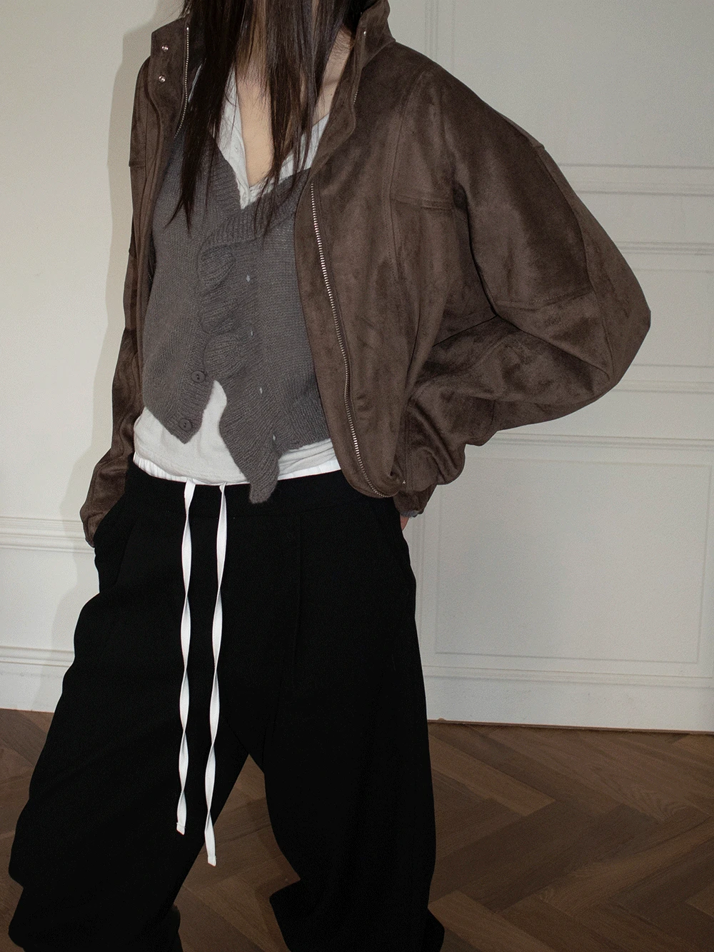 ROASTING SUEDE BLOUSON (2COLORS)