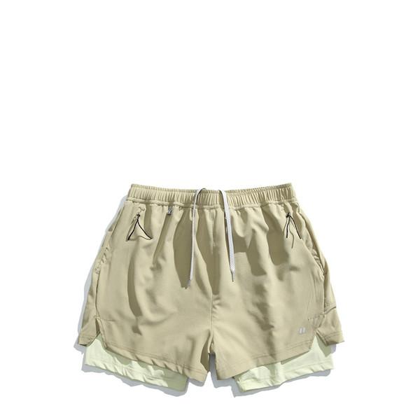 Layered Split Short Pants