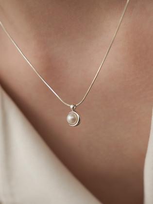 Moon Pearl Necklace