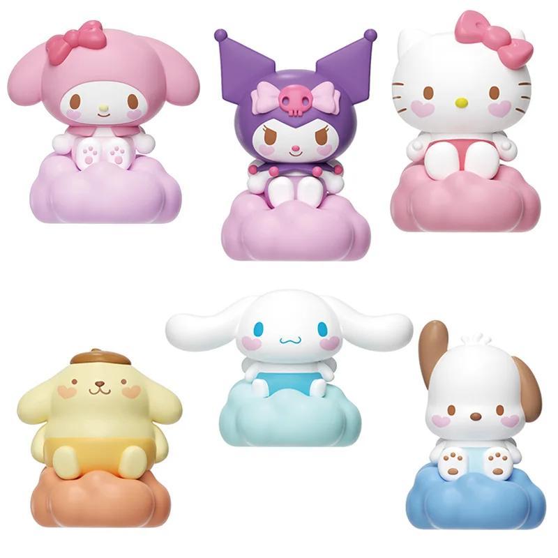 재미있는 엔젤 베이비 시리즈 폼폼푸린 포차코 액션 피규어 인형 장난감, 어린이 선물, 사랑스러운 미니 피규어 인형 케이크 장식