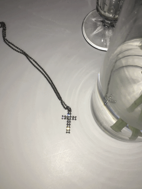 피넛데이즈 [MD 추천!] 크로스 Necklace (one color)