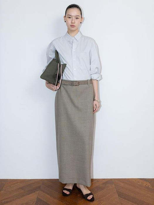 90S Jo H Line Skirt  Beige (TA6227A10A)