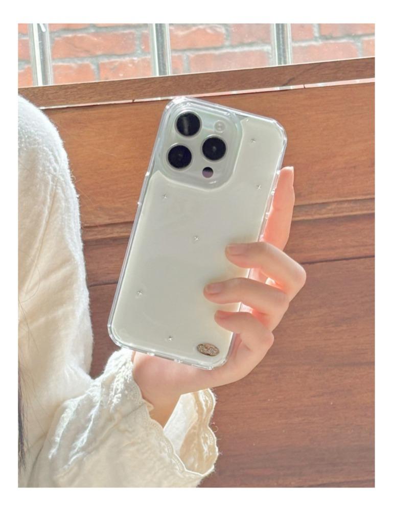 우유크림 레진 폰케이스