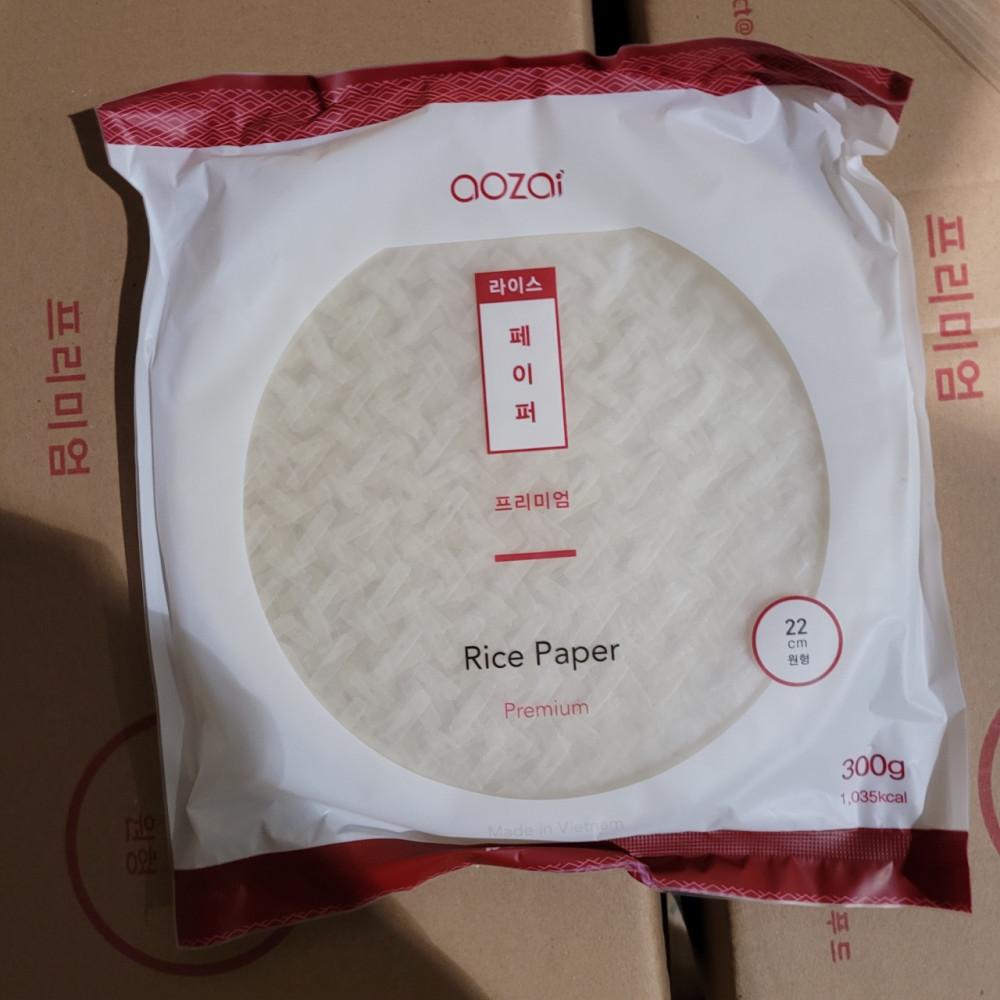 거복 월남쌈 원형 22cm  300g 아오자이 프리미엄 라이스페이퍼 베트남 월남쌈