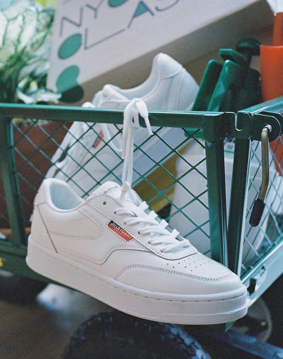 [NYCP CLASSIC] 화이트 가죽 남녀공용 스니커즈