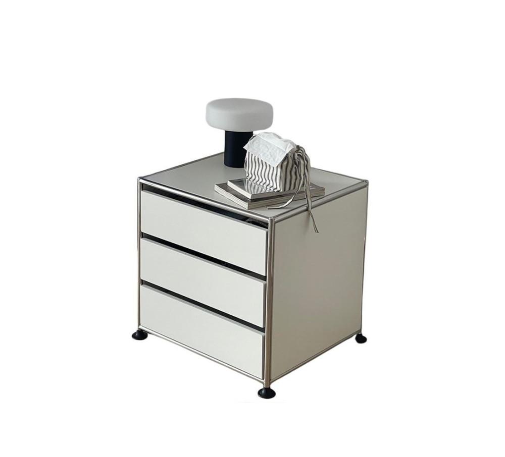 슬로우벨 USM 3단 서랍장 사이드테이블 협탁 서랍테이블 바우하우스 모던 침실 거실