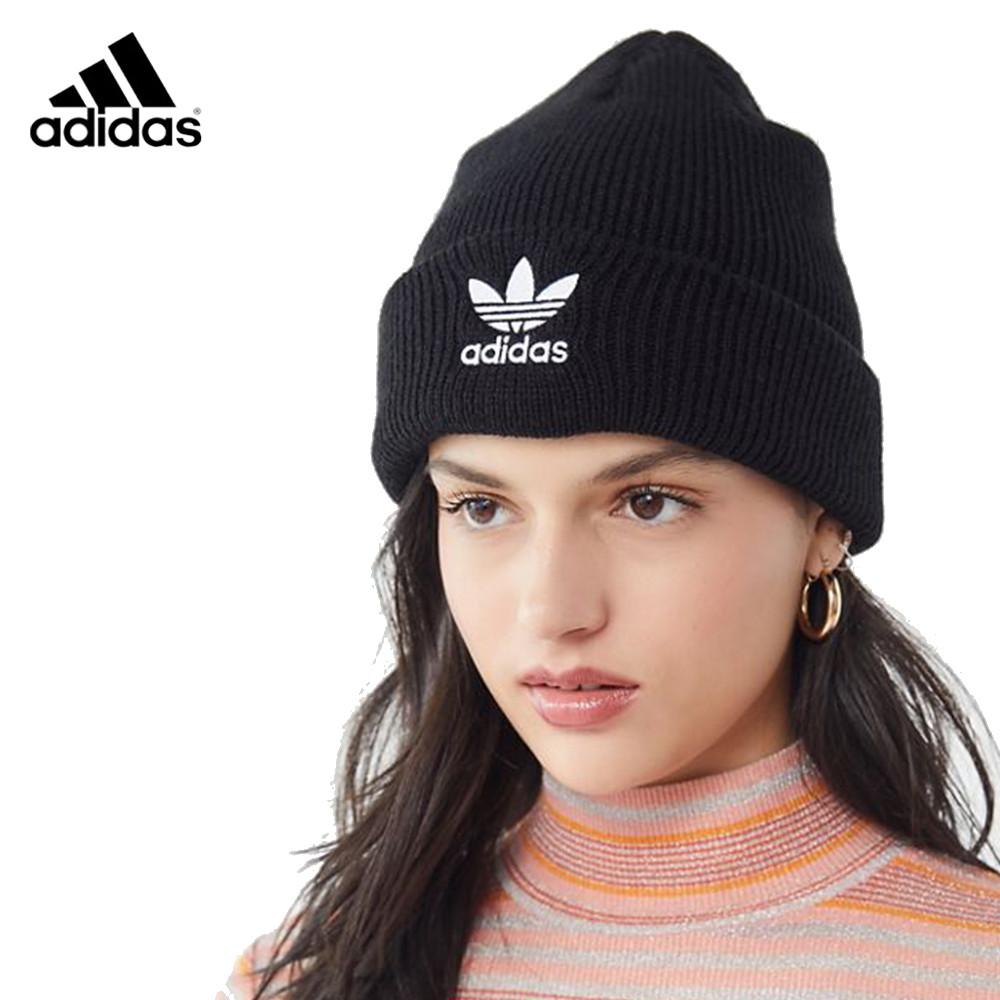 아디다스 트레포일 비니 블랙