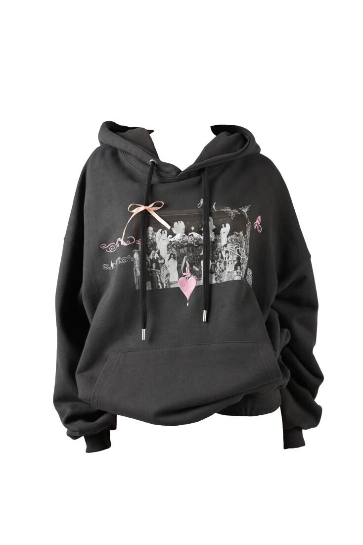 Artwork.02 Theater club hoodie (charcoal)