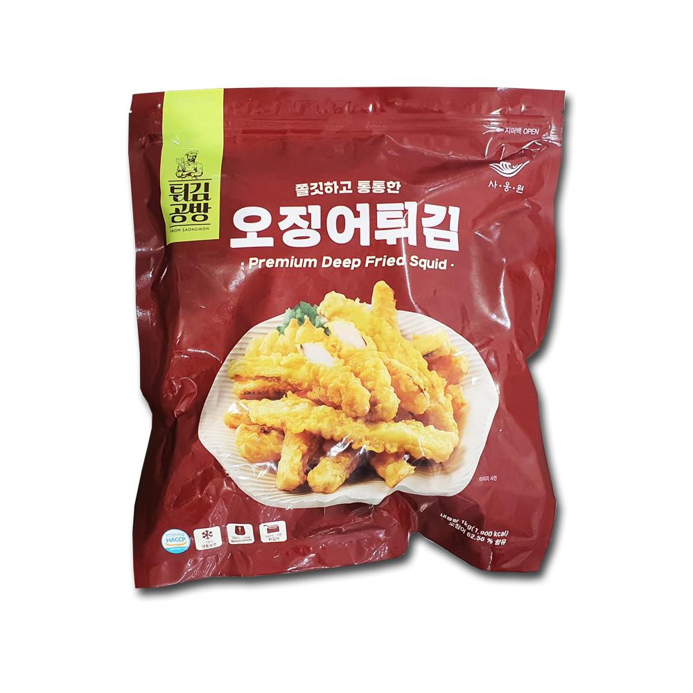 코스트코 사옹원 튀김공방 오징어튀김 1kg 아이스박스포장