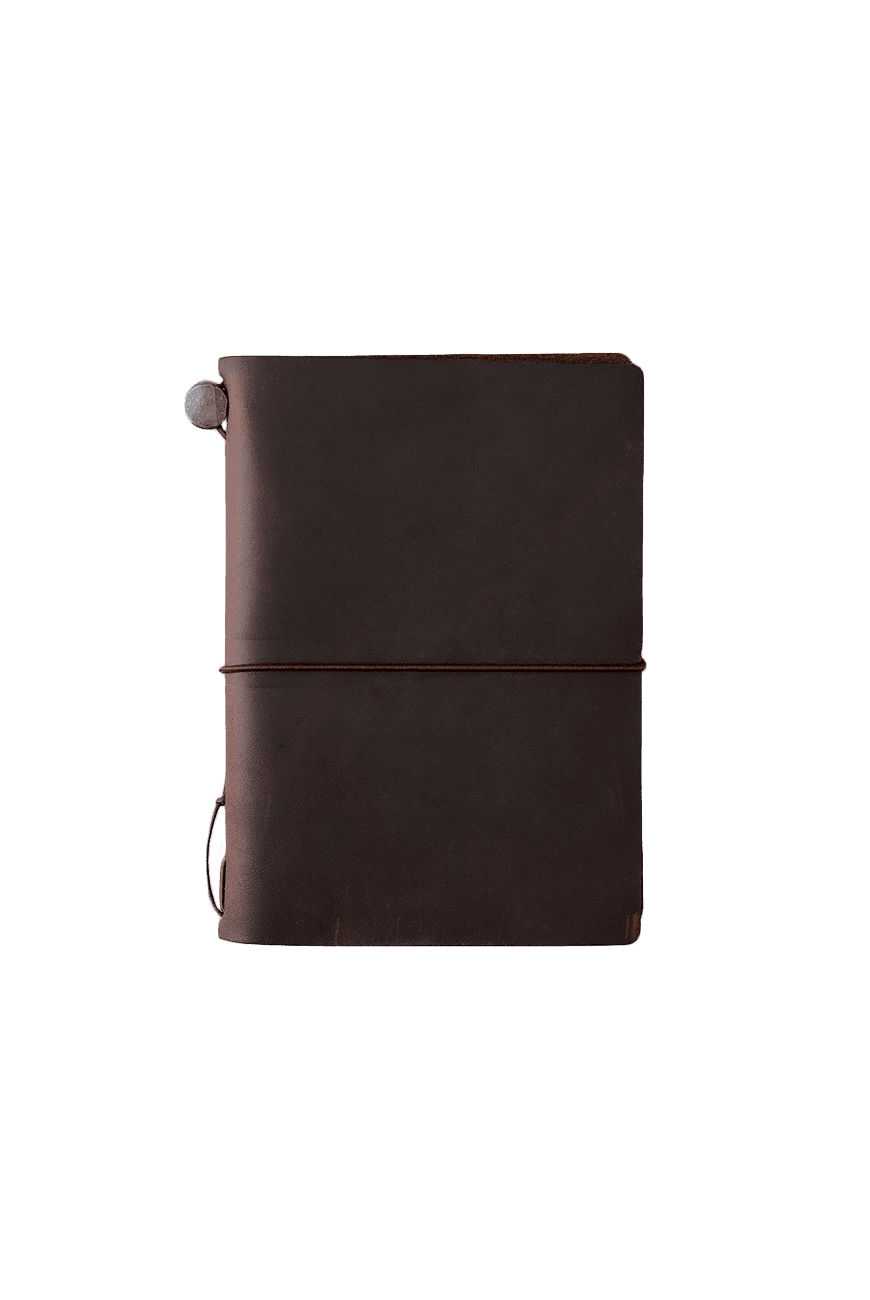 Traveler’s notebook passport size brown