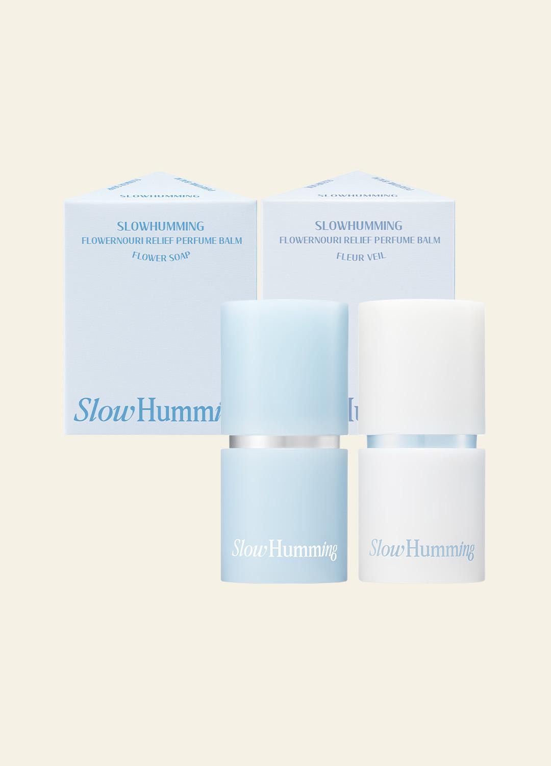 [슬로우허밍] 플라워너리 릴리프 퍼퓸밤 (플라워솝/플레르베일)