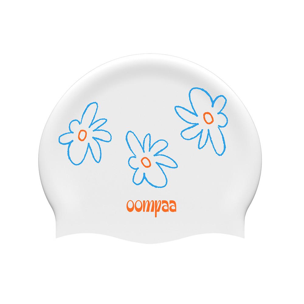 움파 블루플라워 수모 수영모자