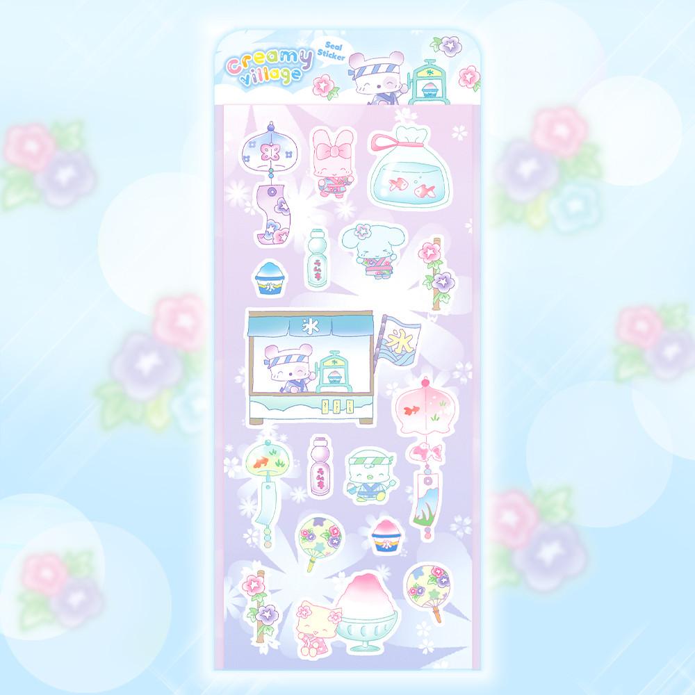 일본의 여름 스티커