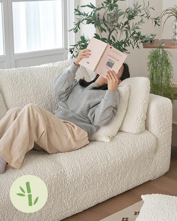 부드러운 뱀부 올핏 스판 쇼파커버
