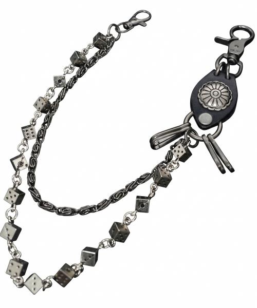 엔틱 2줄 체인 바지체인 키링 JSK-003