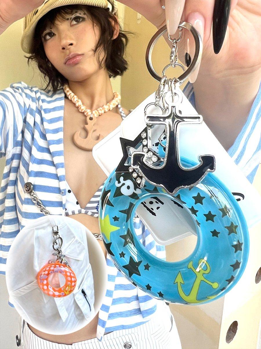 Custom swim ring pendant