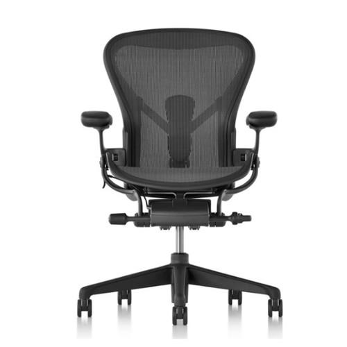 허먼밀러 뉴 에어론 풀 의자+헤드레스트 (B size,해외구매)