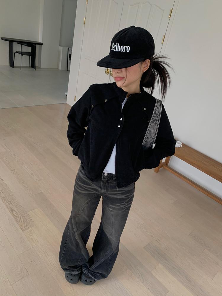 (2 color) 노튼 스웨이드 스냅 자켓 Norton Suede Snap Jacket