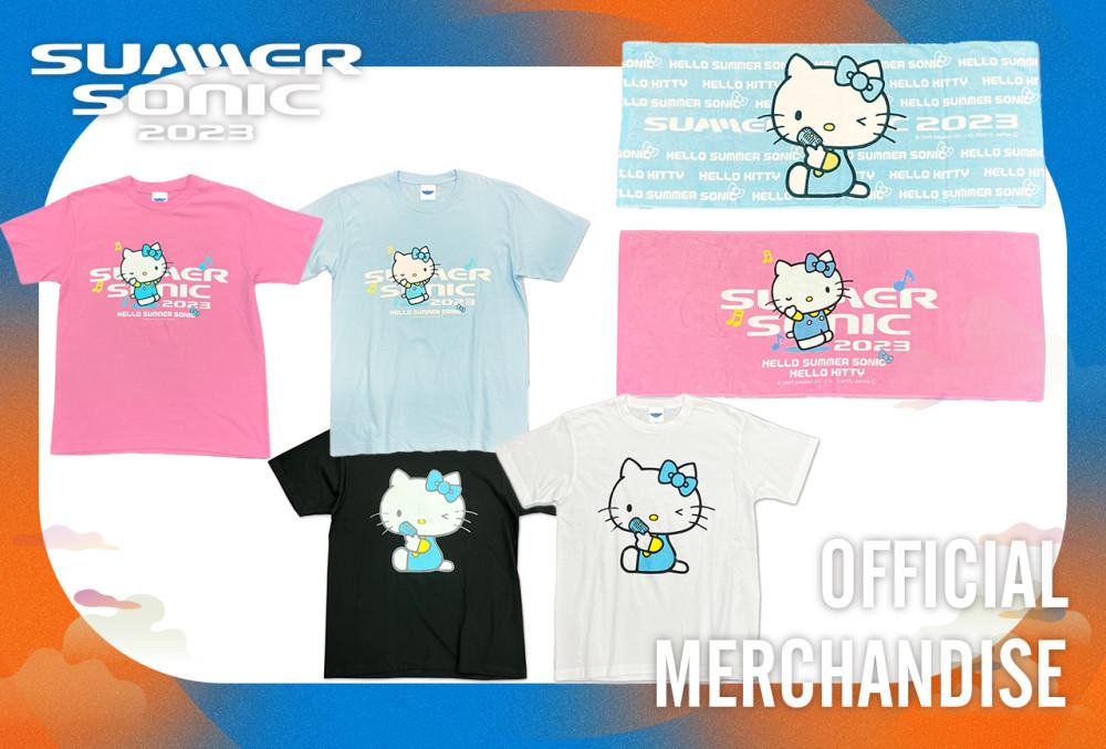 썸머소닉 2023 뉴진스 헬로키티 티셔츠